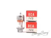 2 Vintage RCA 1V2 EHT Rectifier Flyback Systems Television Audio Vacuum Tube Val