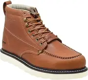 [Golden Fox] Steel Toe Men's Lightweight Work Boots Moc Toe Boot Insulated