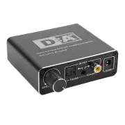 Portable Audio Converter Digital Coaxial Optical Fiber To Analog R/L Signal WTD