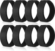 [Jecery] 8 Pc Ankle Strap Boot Blouser Military Strap Band 1" Hook & Loop Blousing Garter