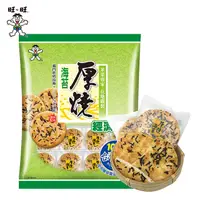 在飛比找PChome24h購物優惠-【旺旺】厚燒海苔經濟包（米果）350g