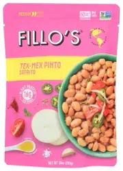 Fillo's Tex Mex Pinto Beans, Ready To Eat Sofrito Beans, Gluten Free, 10 Ounc...