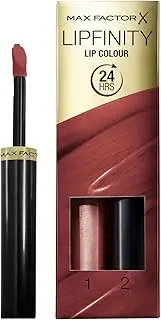 Max Factor Lipfinity Lip Colour, 2-step Long Lasting Lipstick, Hot 4.2ml