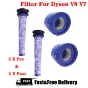 Replace For Dyson V7 V8 Pre & Post HEPA Filter Animal Absolute Vacuum Cleaner