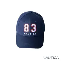 在飛比找momo購物網優惠-【NAUTICA】品牌LOGO文字休閒帽(藍)