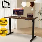 MAX 140cm/120cm Electric Standing Desk Height Adjustable Office Computer Desk