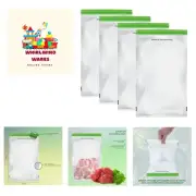 12ｘ20 Inch, Reusable Double-Tracked Zip Closure Barrier Storage Bags Lock in ...