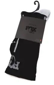 FOX Transfer Coolmax Cycling Socks, Black, 7", Small/Medium