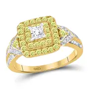 1 CT-Diamond 1/3CT-CPR BRIDAL RING CERTIFIED