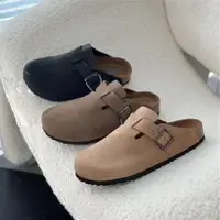 在飛比找蝦皮購物優惠-德國 Birkenstock 勃肯鞋 休閒拖鞋 足弓軟墊 麂