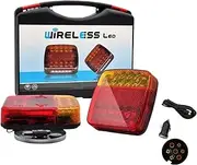 Wireless Trailer Lights Kit, 2025 Uptodate Waterproof Magnetic Wireless Tail Lights for Trailer,100FT Range Magnetic Towing Tail Light,Rechargeable LED Tail Light Kit,for Truck,Rv,Camper,Boat