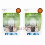 2 pc Philips Rear Turn Signal Light Bulbs for Mitsubishi Mirage 2014-2015 hp (for: Mitsubishi)