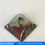 Raw Natural Dragon Bloodstone Quartz Crystal Pyramid Orgonite Energy Tower Reiki