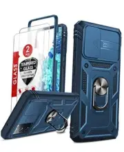 Compatible for Samsung S20 FE Case: S20 FE 5G Case with Slide Camera Blue