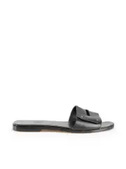 Black Leather View Slides