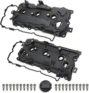 MILIPARTS Engine Valve Cover Set w/Gaskets & Bolts Compatible with 2009-2014 Nissan Murano Quest 3.5L V6 DOHC Replaces 13264-JP01A 13264-JP01B