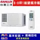 【SANLUX台灣三洋】6-8坪 1級變頻R32窗型左吹冷暖冷氣 SA-L41VHR