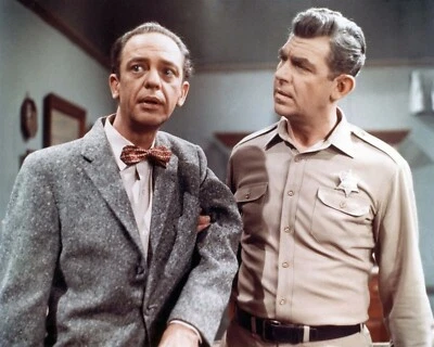 Andy Griffith Show Don Knotts Andy Griffith Andy pulls Barney's arm 24x36 poster