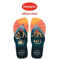 在飛比找momo購物網優惠-【havaianas 哈瓦仕】拖鞋 男鞋 夾腳拖 寬帶 風景