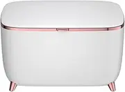 [MegLob] 9L Smart Mini Fridge, Portable Beauty Refrigerator, Car Cosmetics Cooler, Desktop Medicine Insulin Breast Milk Freezer-Can Be Connected Wirelessly with Mobile Phone,White pink