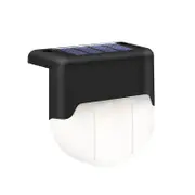 6pcs/12pcs/18pcs Solar Powered Deck Lights Waterproof Outdoor Path Garden Stairs Lights Fence Lamps