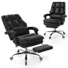Ergonomic Office Chair PU Leather Computer Chair w/ Swivel SeatTask Chair