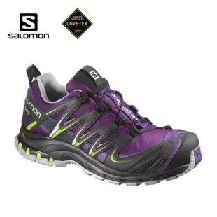 SALOMON 索羅門 女款 XA PRO 3D GORE-TEX W 越野跑鞋〈宇宙紫/黑〉越野跑 (8.5折)
