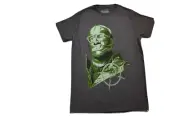DC Comics The Batman Mens The Riddler Mask Charcoal Shirt NWT S-3XL