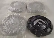 Fuel Wheels Flat Black Custom Wheel Center Caps # CAP M-447 / 1001-58B (4 CAPS)