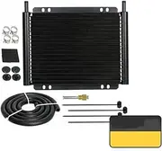 Car Radiator 20 Layers 676 Transmission Oil Cooler Universal Remote Transmission Oil Cooler Automatic Aluminum Radiator Converter Radiator Fin Comb Kit(676)