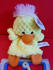 Yellow Duck Hand Puppet Goffa Pastel Handpuppet Pretend Play Soft Plush Toy Gift