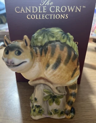 Dept 56 Candle Crown Collections Snuffer Cheshire Cat from Alice in Wonderland