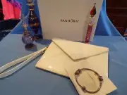 NIB PANDORA Collectible Gift Set with Bangle Silver Bracelet Filled w/ Love B716