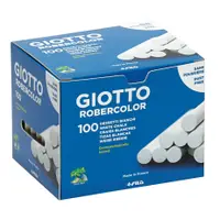 在飛比找蝦皮商城優惠-GIOTTO 無毒環保粉筆/校園10色100入/校園白色10