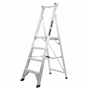 Renegade RIPLAT4-A - Aluminium Platform Ladder 4 Step 1.2m