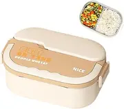 Kids Steel Lunch Box - Kids Stainless Steel Lunch Box - Microwave Safe Leakproof Insulated Metal Lunch Box with Compartments for Home, Office and School