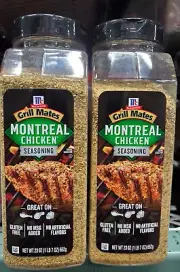 McCormick Grill Mates Montreal Chicken Seasoning No MSG 2 Pack !!! 23 Ounce Each