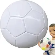 EVA Foam Soccer Ball | Plain White Football Ball For Signatures, Autograph Football Soccer Size 3/4/5 For Trophy Birthday Graduation, Graffiti Painting Football For Kids Adults