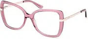 [GUESS] GU50245 081 Shiny Violet 54/18/140 Women's Glasses, 081 Shiny Violet, 54/18/140