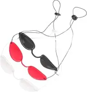 DRESSOOS 3Pcs Eye Protection Goggles for Skin Care Tanning Sunbathing Portable for LED Cosmetic Use