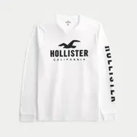 在飛比找PChome24h購物優惠-Hollister 海鷗 HCO 熱銷刺繡大海鷗文字圖案長袖