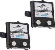 Uniden BP38 Replacement NiMH Battery Pack (Set of 2); for Uniden GMR Radios a...
