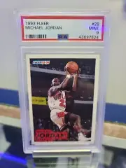 1993-94 Fleer #28 Michael Jordan Chicago Bulls HOF PSA 9 MINT GOAT CENTERED