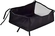 Toddmomy Pram Base Shopping Storage Product Mesh with Basket Storage Cargo Net Pram Organiser for Bag Carry Strap Underseat Extra Space Large Inch Hanging Side