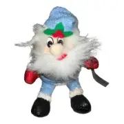 K&K Games Christmas Holiday Plush Santa Elf Sparkly 9" NWT