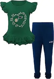 Outerstuff NBA Toddler Team Love 2 Pieces Ruffle Shirt and Pant Set