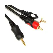 3m ISIX High Quality 3.5mm Stereo-2RCA Audio Cable