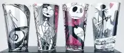 Nightmare Before Christmas Glassware Set of (4) 16oz Pint Glasses Diff Graphics