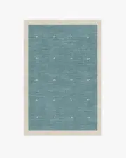 120' x 185' | Machine Washable Runner Rug | Kid & Pet Friendly | Indoor Rug | goop Luna Soft Teal Tufted Rug | Ruggable