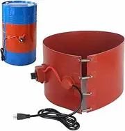 Metal Drum Heater, 60L 1200W Silicone Heating Belt with Adjustable Thermostat for Oil Drum, Heavy Duty Band Heater
